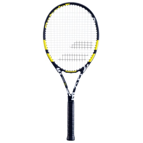 Babolat Evoke 102 Strung Tennis Racquet (Black/Yellow)