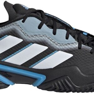 Adidas Men's Barricade Tennis Shoes (Magic Grey/White/Core Black)