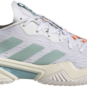 Adidas Women's Barricade Tennis Shoes (Cloud White/Cloud White/Orbit Grey)
