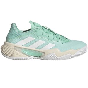 Adidas Women's Barricade Tennis Shoes (Easy Green/White/Chalk White)