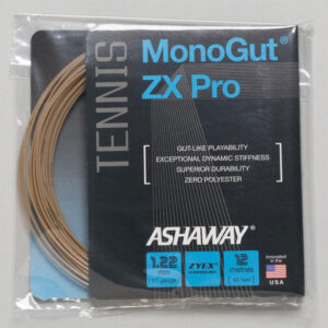 Ashaway MonoGut ZX Pro 17 Tennis String Packages Natural, Size String Package