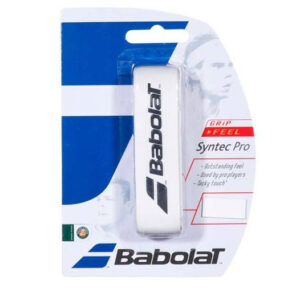 Babolat Syntec Pro Grip, White Tennis Overgrips