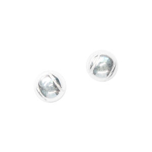 CC Sport Silver Tennis Earrings for Little Girls & Tweens - Chelsea Charles Jewelry