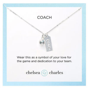 CC Sport Tennis Coach Charm Necklace - Chelsea Charles Jewelry