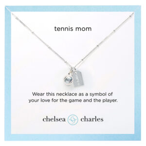 CC Sport Tennis Mom Double Charm Necklace - Chelsea Charles Jewelry