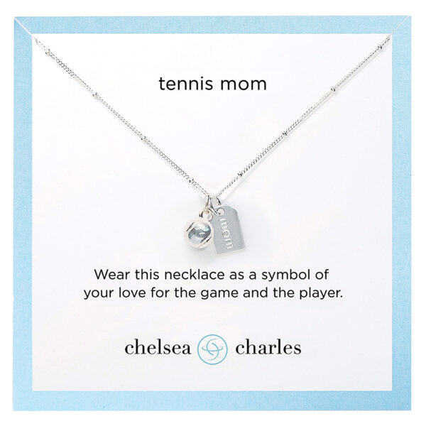 CC Sport Tennis Mom Double Charm Necklace - Chelsea Charles Jewelry
