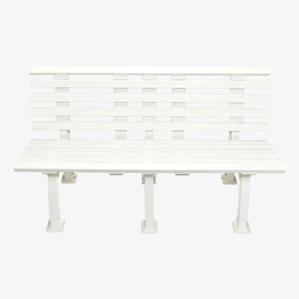 Court Bench 5ft, White - Unique Tennis