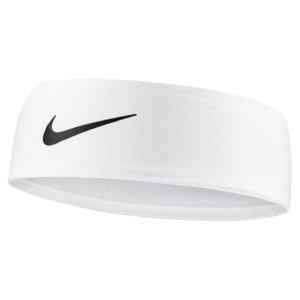 DRI-FIT Fury Tennis Headband 3.0, White/Black - Nike