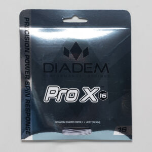 Diadem Pro X 16 1.30 Silver Tennis String Packages Size String Package