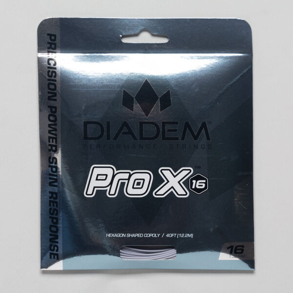 Diadem Pro X 16 1.30 Silver Tennis String Packages Size String Package