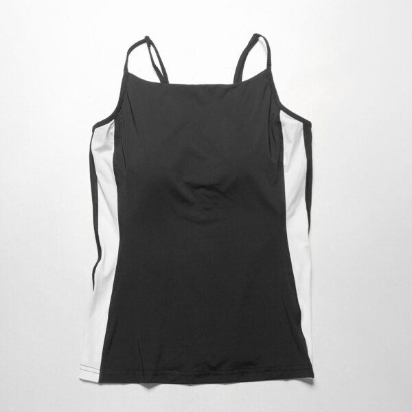 Fila Essentials Cami Tank Women's Tennis Apparel Black/White, Size Medium