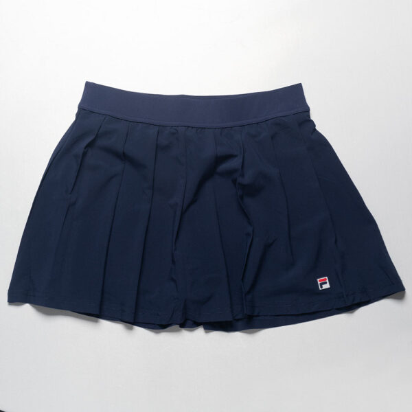 Fila Essentials Woven Pleated Skirt Women's Tennis Apparel Fila Navy, Size Small