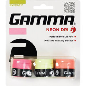 Gamma Neon Dri Grip - 3 Pack Tennis Overgrips