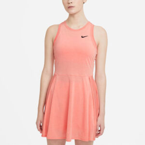 Nike Advantage Dress Spring 2021 Women's Tennis Apparel Crimson Bliss/Black, Size Small