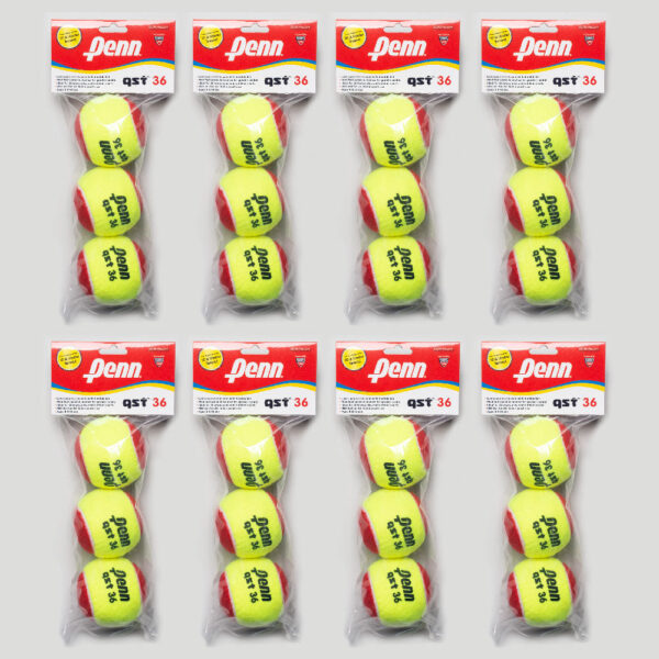 Penn QST 36 Felt Box of 24 Balls Tennis Balls