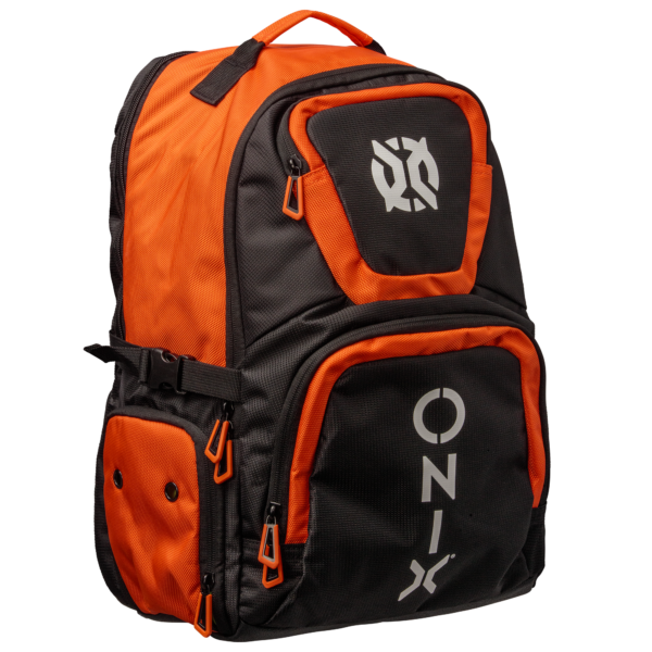 Pickleball Pro Team Backpack - Orange/Black - Onix Tennis