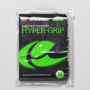 Solinco Hyper-Grip Overgrip 12 Pack Tennis Overgrips Black