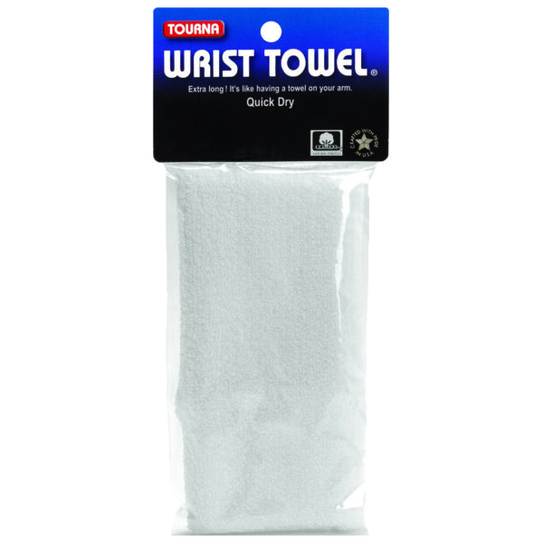 TOURNA Wrist Towel -White Tennis