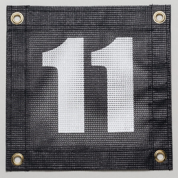 Tennis Court Numbers - Mesh Court Equipment Number Eleven (11)