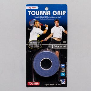 Tourna Grip Overgrips 3 Pack Tennis Overgrips Blue