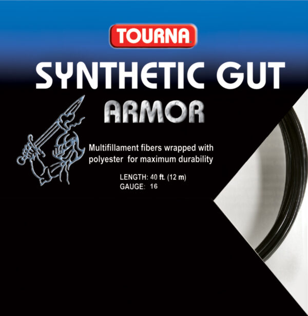 Unique Sports Tourna Synthetic Gut Armor - 16 Gauge Tennis String