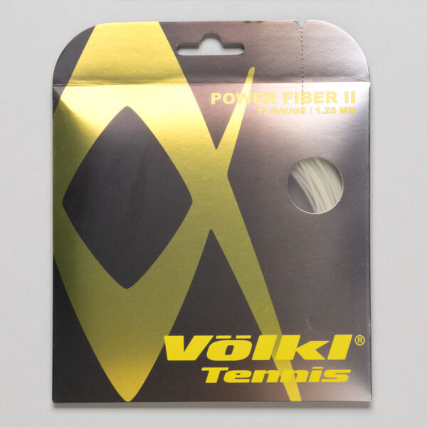 Volkl Power Fiber II 17 Tennis String Packages Natural, Size String Package
