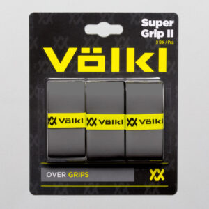 Volkl Super Grip II Overgrip 3 Pack Tennis Overgrips Black