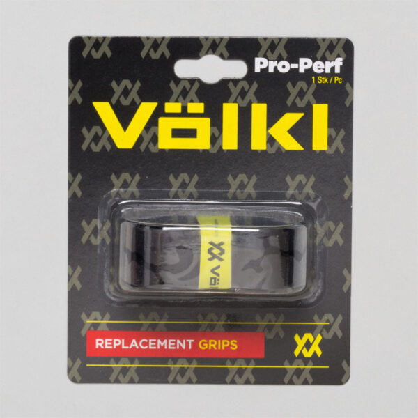 Volkl V-Sense Pro Perforated Replacement Grip Tennis Replacement Grips Black