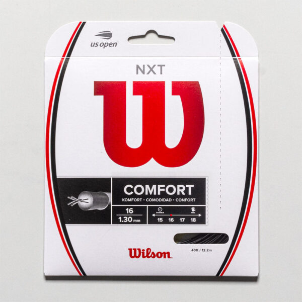Wilson NXT 16 Black Tennis String Packages Size String Package