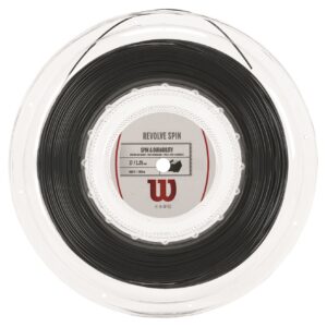 Wilson Revolve Spin 17g Black Tennis String (Reel)