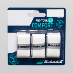 Babolat Pro Tour 2.0 Overgrip 3 Pack Tennis Overgrips White