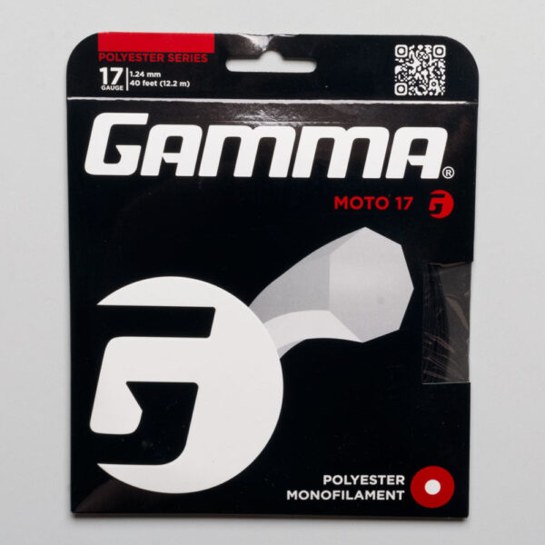 Gamma Moto 17 Tennis String Packages Black, Size String Package