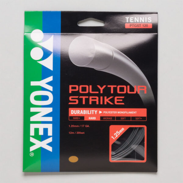 Yonex POLYTOUR Strike 17 1.20 Tennis String Packages iron grey, Size String Package
