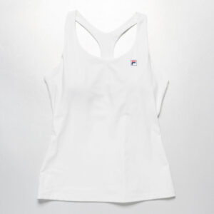 Fila Essentials Racerback Tank Women's Tennis Apparel White, Size Large