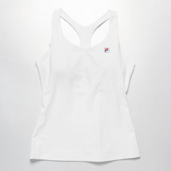 Fila Essentials Racerback Tank Women's Tennis Apparel White, Size Large