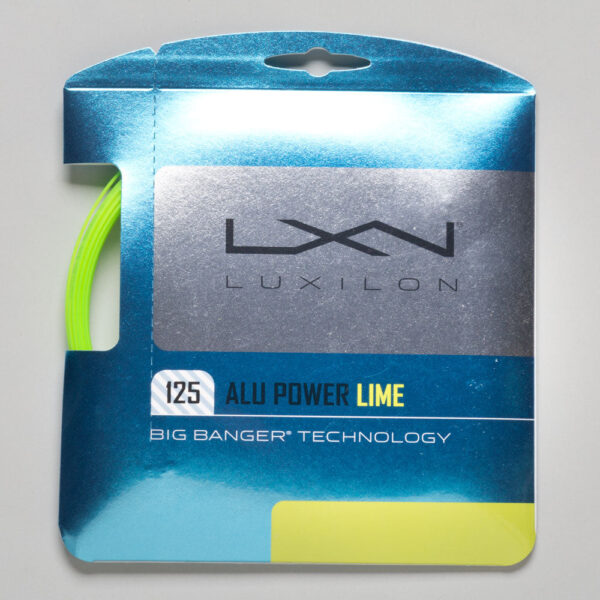Luxilon ALU Power 16L (1.25) Lime Tennis String Packages Size String Package
