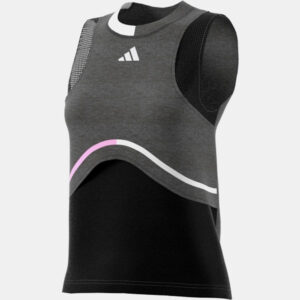 adidas US Open Match Tank Pro Women's Tennis Apparel Black, Size Medium