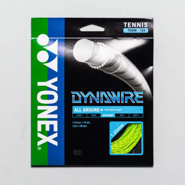 Yonex Dynawire 16L 1.25 Tennis String Packages Yellow, Size String Package