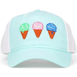 Ame & Lulu Junior Kid's Trucker Tennis Hat (Sweet Serve)
