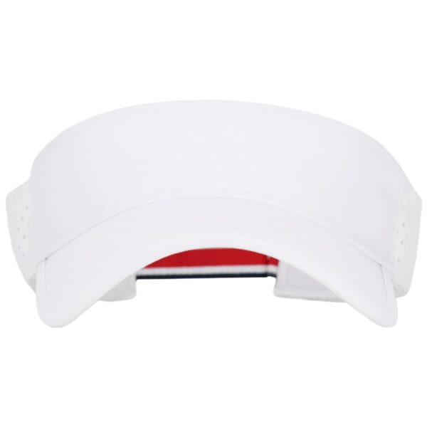 Ame & Lulu Performance Tennis Visor (Red/Navy)
