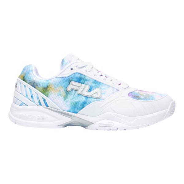 Fila Volley Zone Women's Pickleball Shoe, Blue/Multi, 6 M Tennis