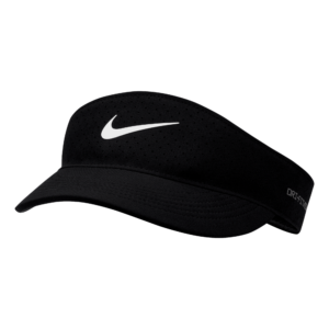 Dri-FIT ADV Ace Tennis Visor, Black, S/M - Nike Headwear