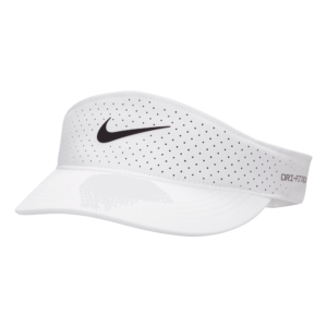 Dri-FIT ADV Ace Tennis Visor, White, M/L - Nike Headwear