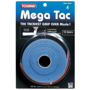 Tourna Mega Tac 10 Pack, Blue Tennis Overgrips