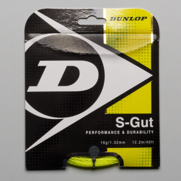 Dunlop S-Gut 16 Tennis String Packages Yellow, Size String Package