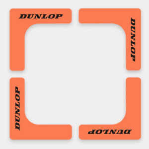 Dunlop Throw Down Court Edges Tennis Training Aids Orange