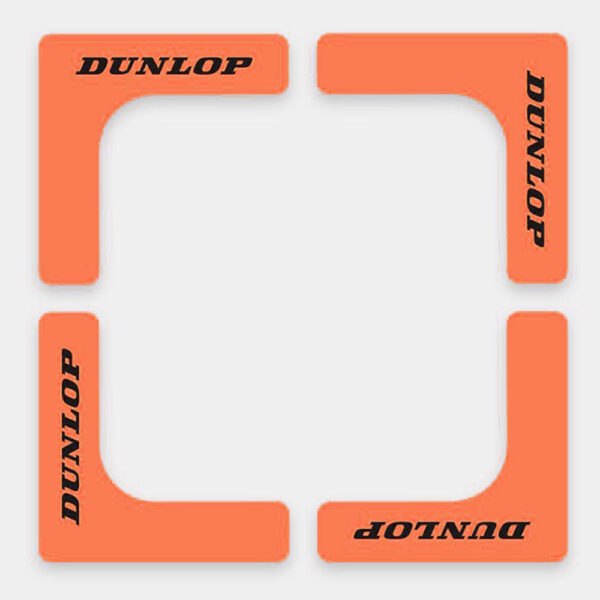 Dunlop Throw Down Court Edges Tennis Training Aids Orange