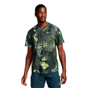 NikeCourt Dri-FIT Victory Men's Tennis Top, Green/White