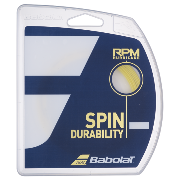 RPM Hurricane 16 Gauge Tennis String - Yellow - Babolat