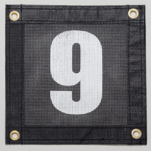Tennis Court Numbers - Mesh Court Equipment Number Nine (9)